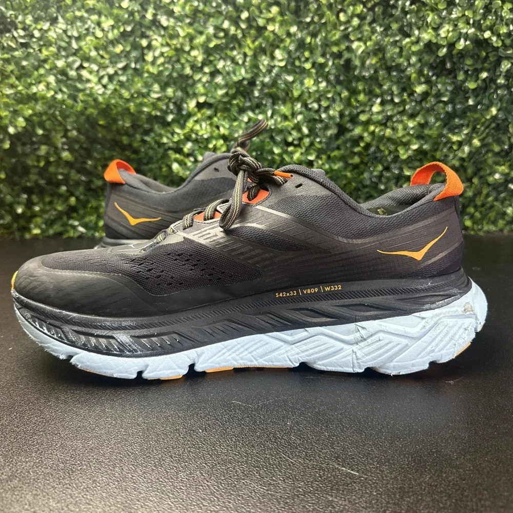 Hoka Stinson ATR 6 Trail Running Shoes Blue Graphite Summer Song Men's Size 11.5